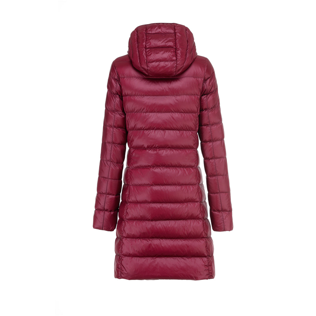 Veste Matelassée D’Hiver Avec Capuche Pour Femme | Longue