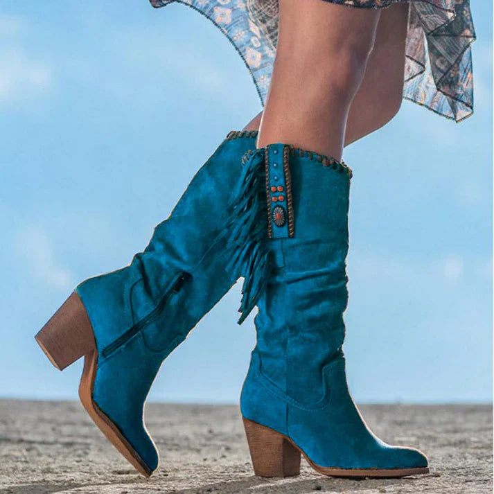 Bottes Hautes Pour L'hiver | Talons Carrés
