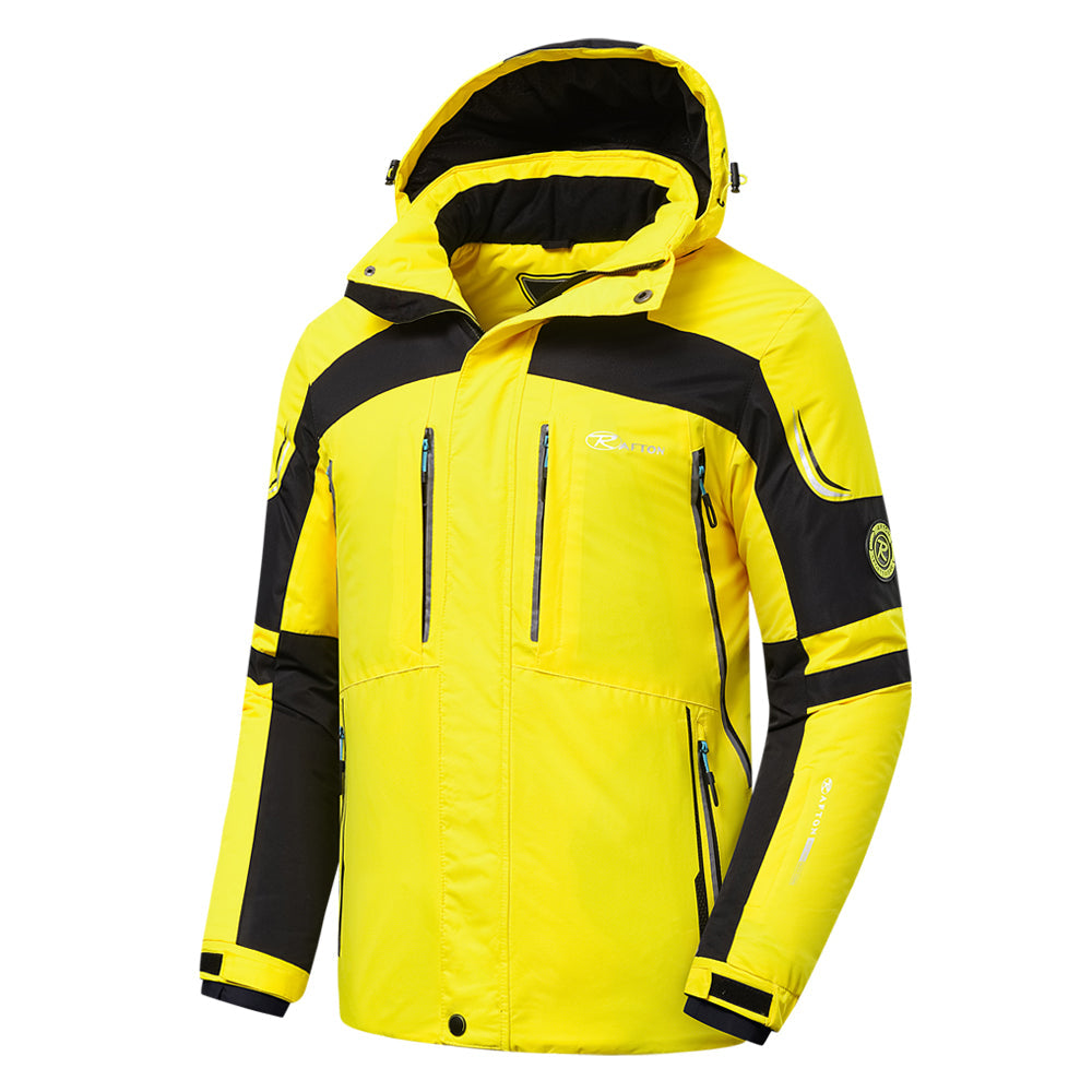 Veste De Ski D’Hiver À Capuche Pour Homme | Manches Longues