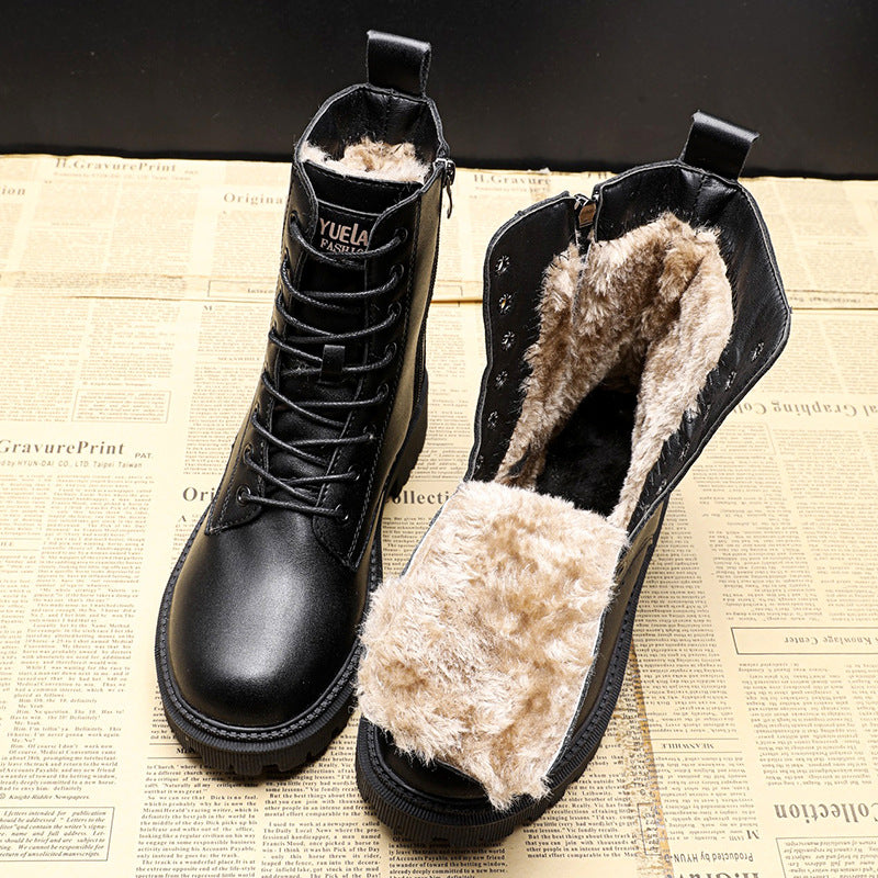 Bottes En Cuir Noires Pour Femmes | Hiver