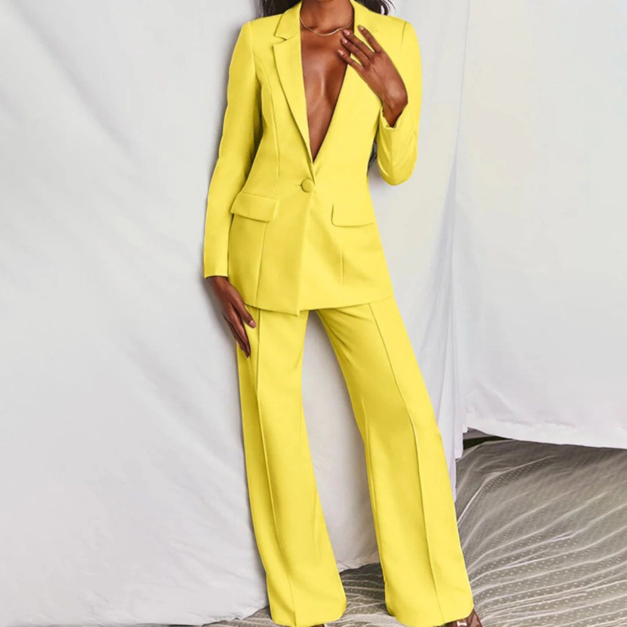 Leona | Ensemble Blazer Deux Pièces Chic Pour Femme