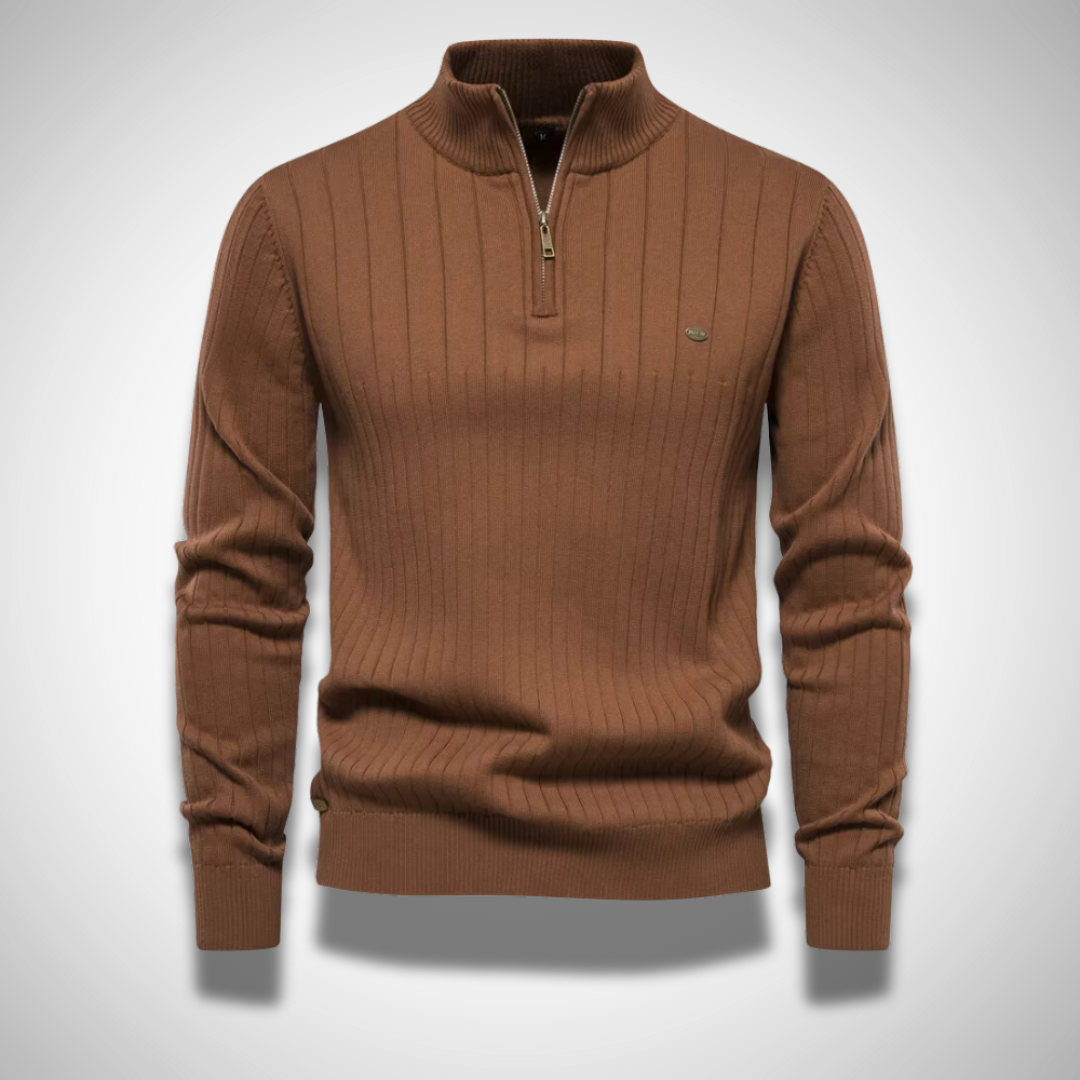 Pull À Manches Longues Et Col Montant Pour Homme | Hiver