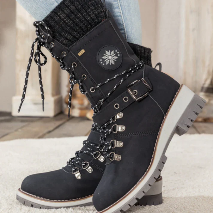 Bottes D’hiver À Lacets Pour Femmes | Stylées
