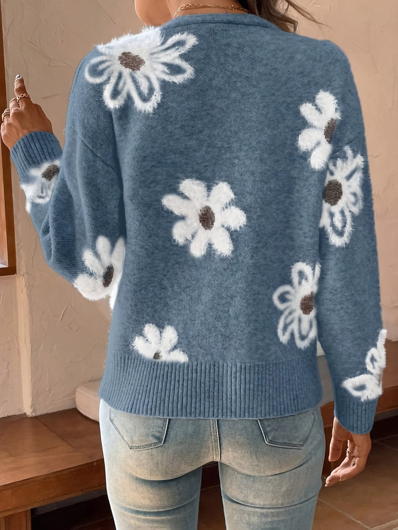 Cardigan Col V Femme | Manches Longues
