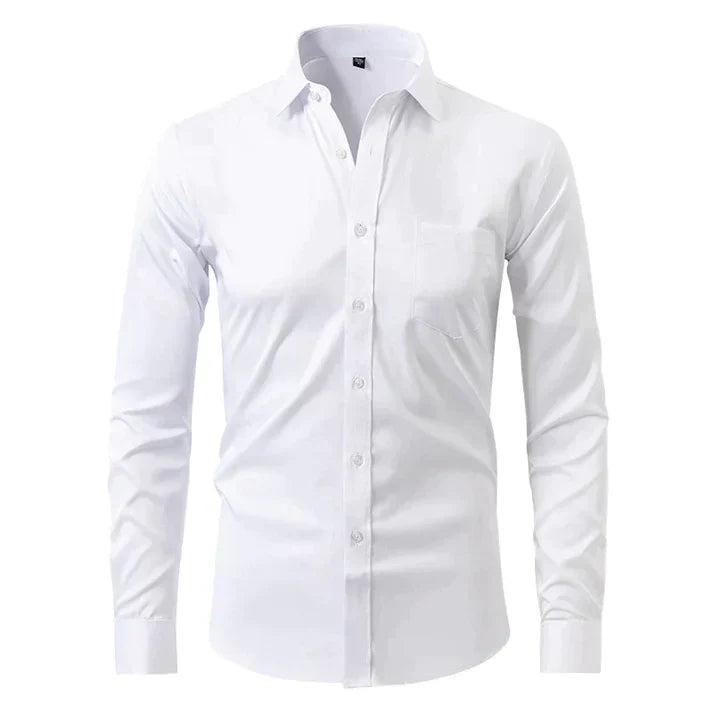Chemise Formelle Sans Repassage Pour Homme | Haute Élasticité