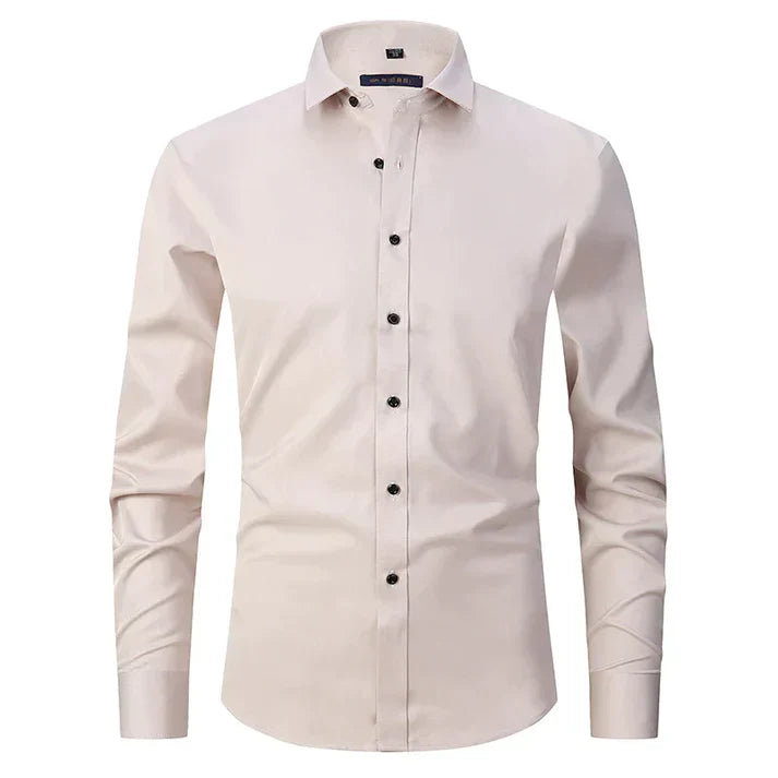 Chemise Formelle Sans Repassage Pour Homme | Haute Élasticité