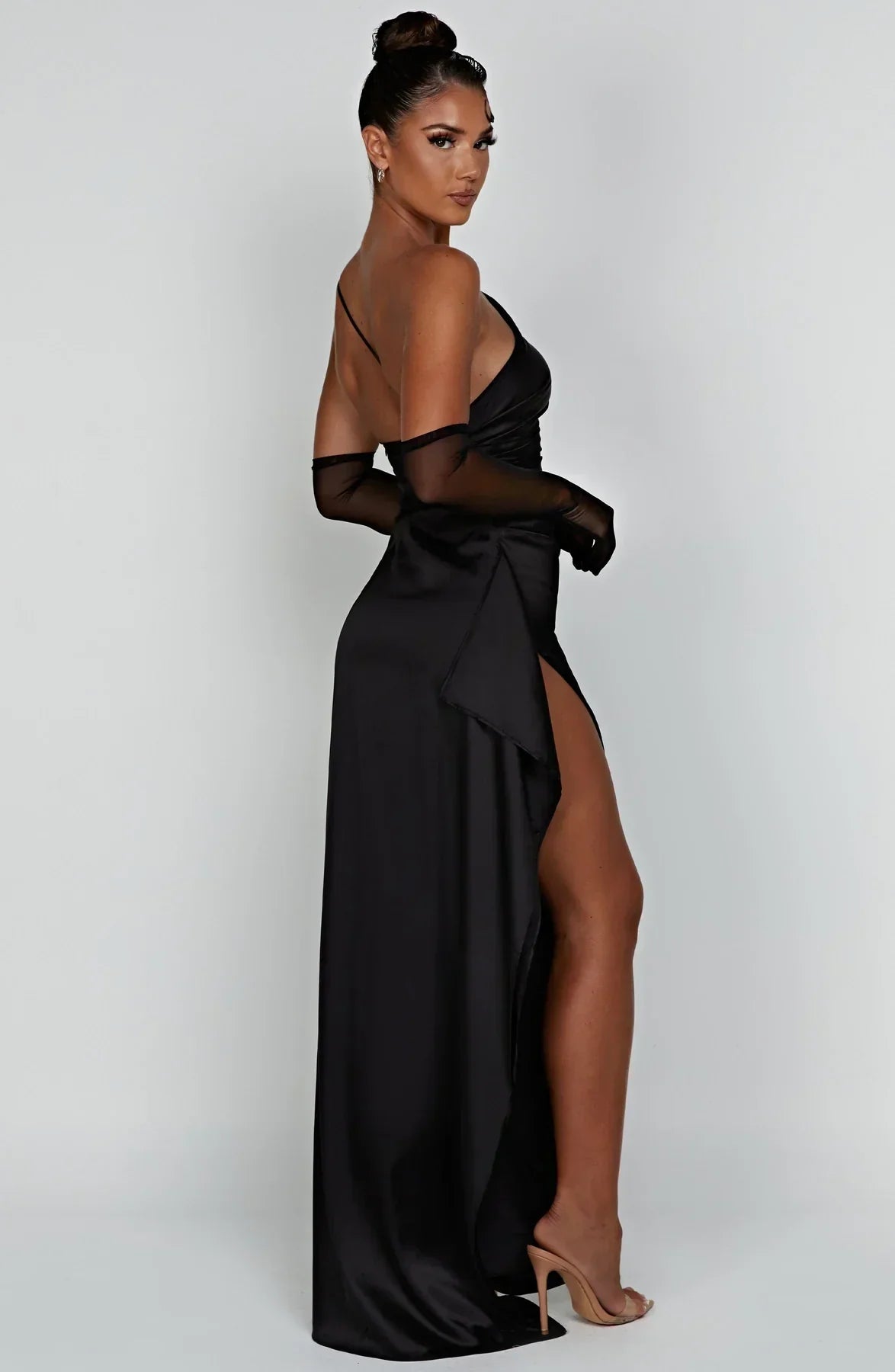 Robe De Soirée Pour Femme À Une Épaule | Dos Nu