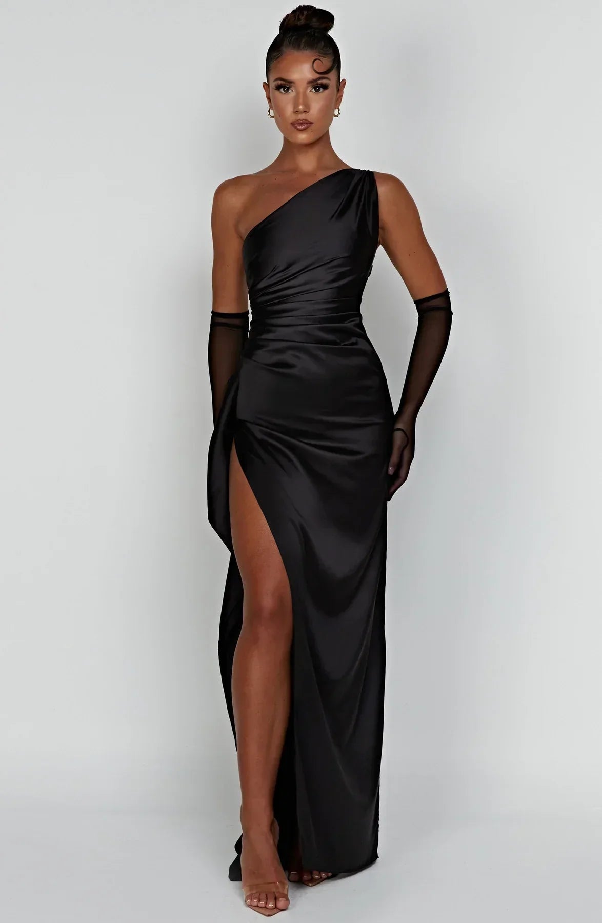 Robe De Soirée Pour Femme À Une Épaule | Dos Nu