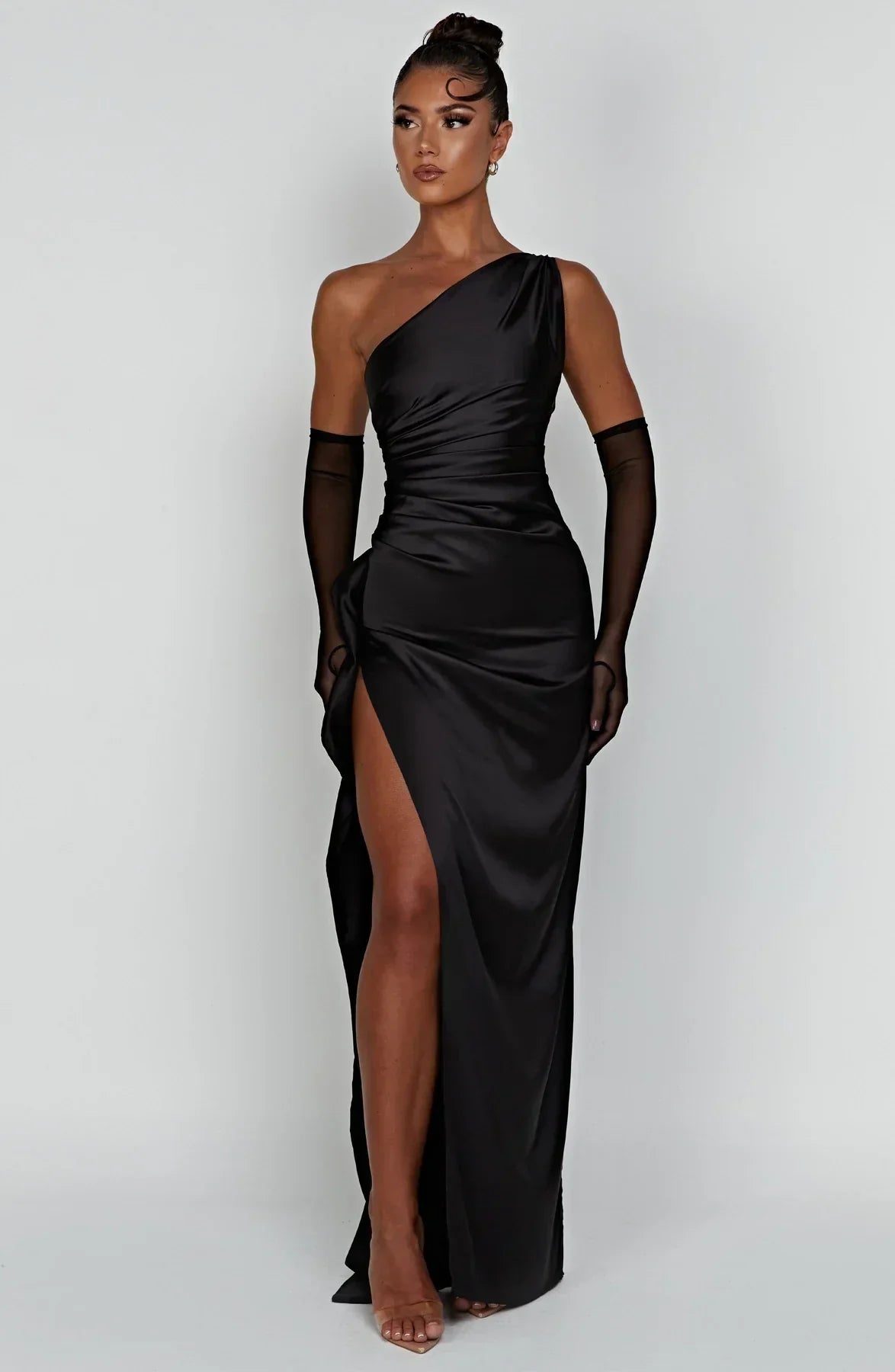 Robe De Soirée Pour Femme À Une Épaule | Dos Nu