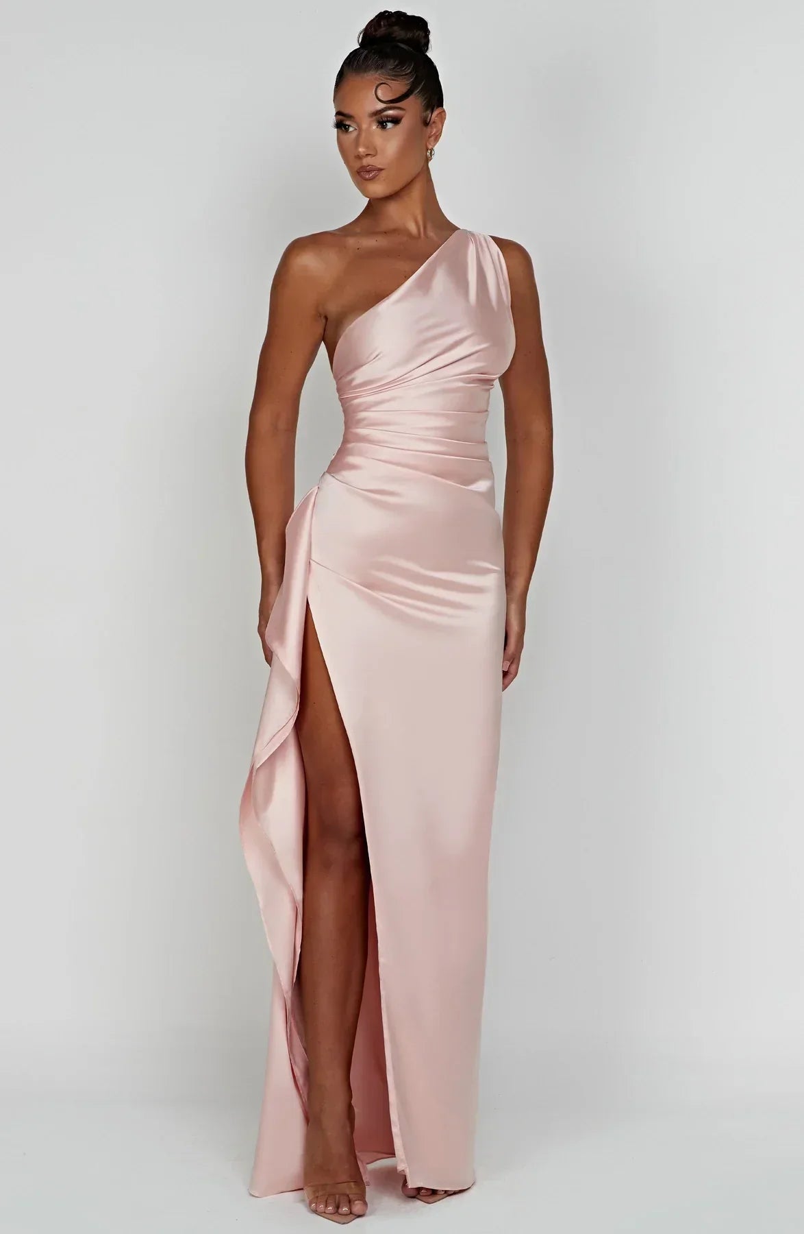 Robe De Soirée Pour Femme À Une Épaule | Dos Nu