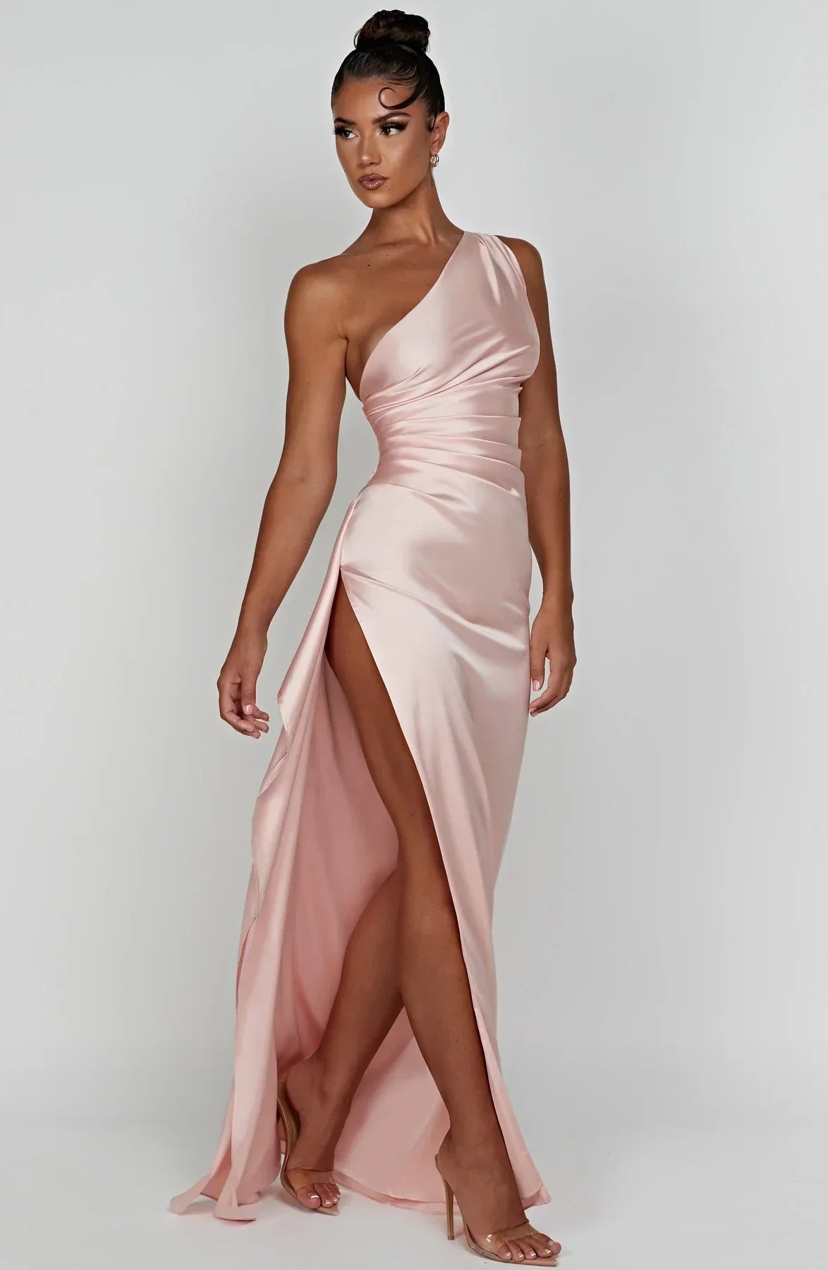 Robe De Soirée Pour Femme À Une Épaule | Dos Nu