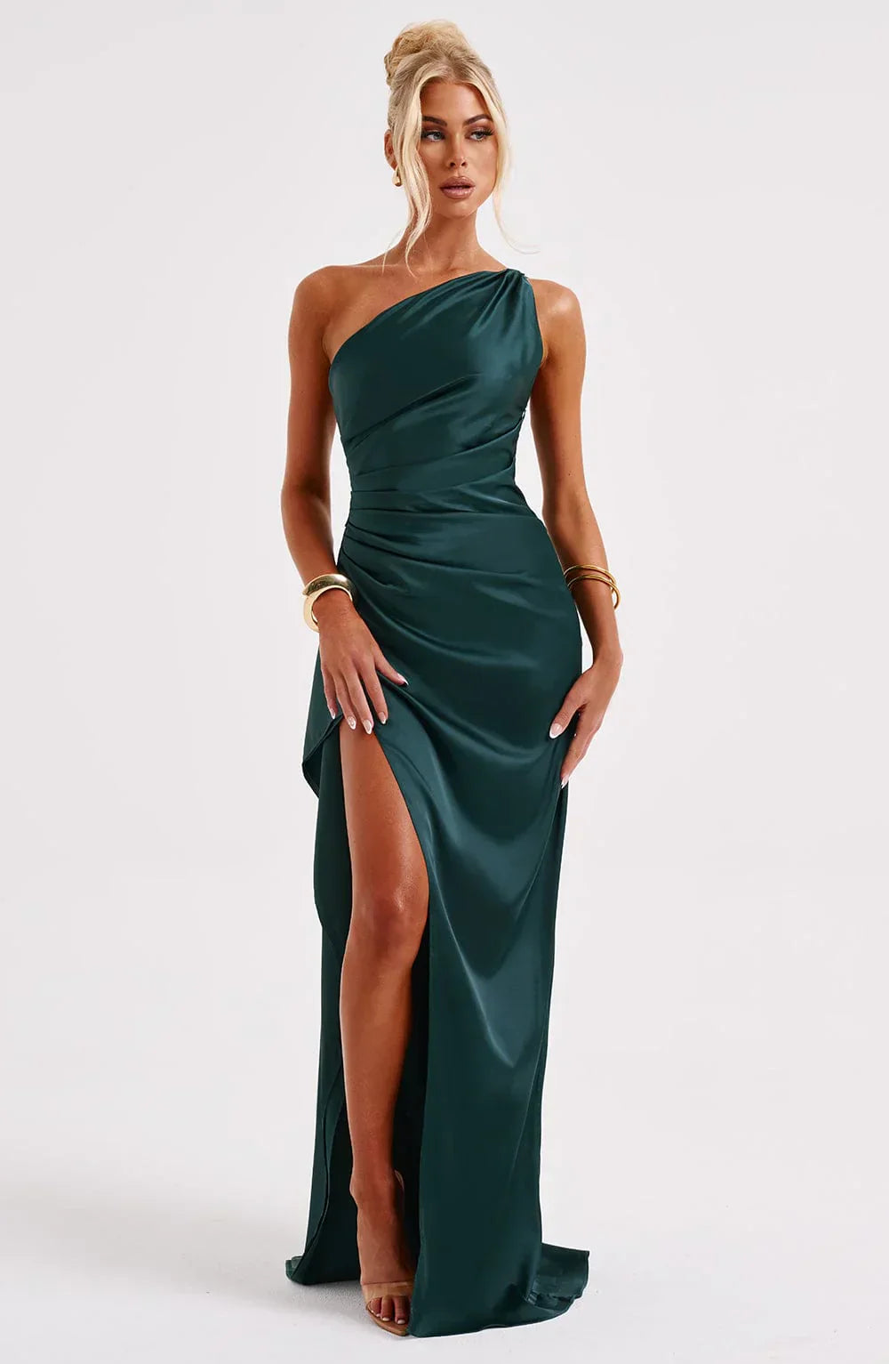 Robe De Soirée Pour Femme À Une Épaule | Dos Nu