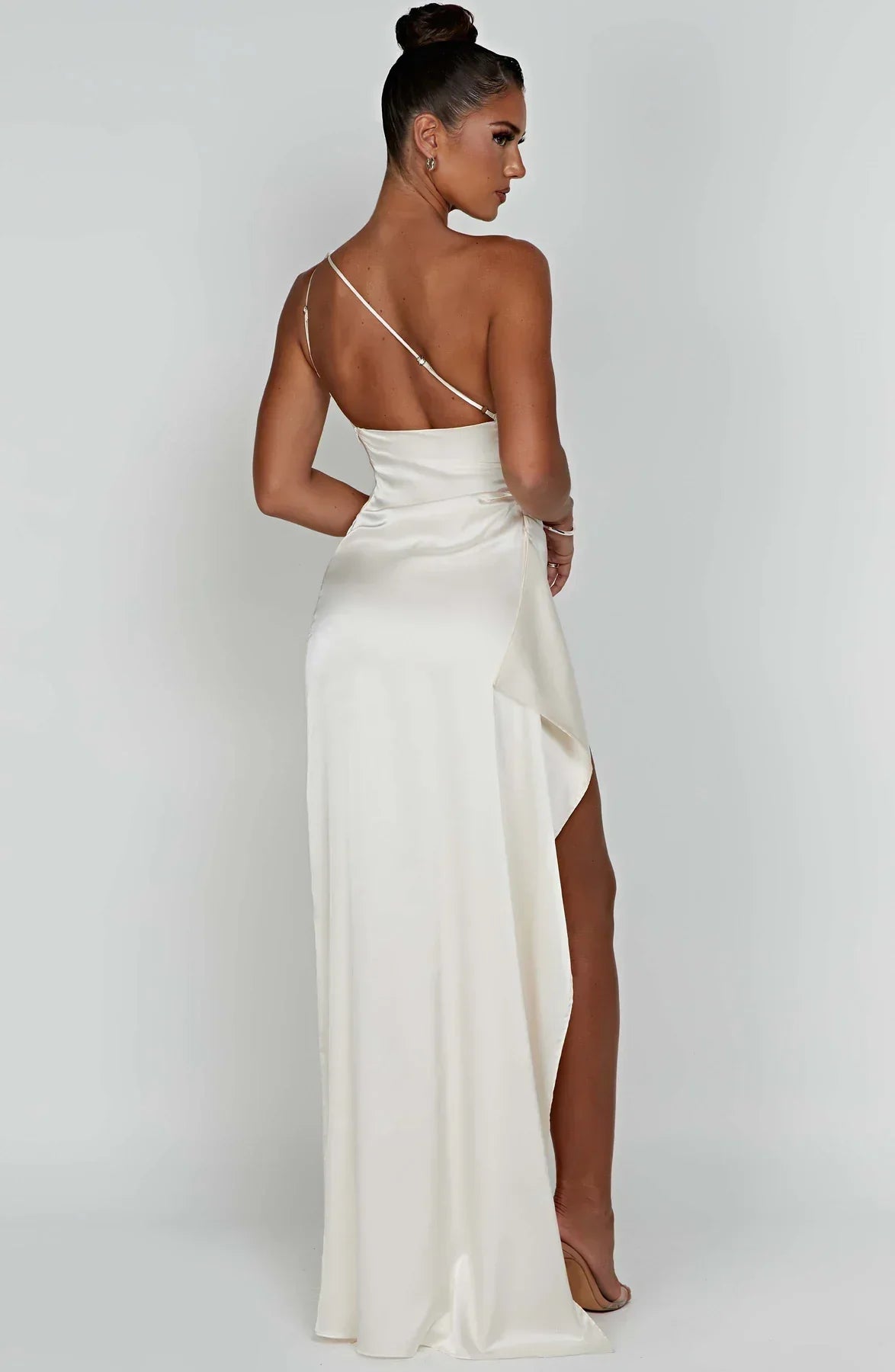 Robe De Soirée Pour Femme À Une Épaule | Dos Nu