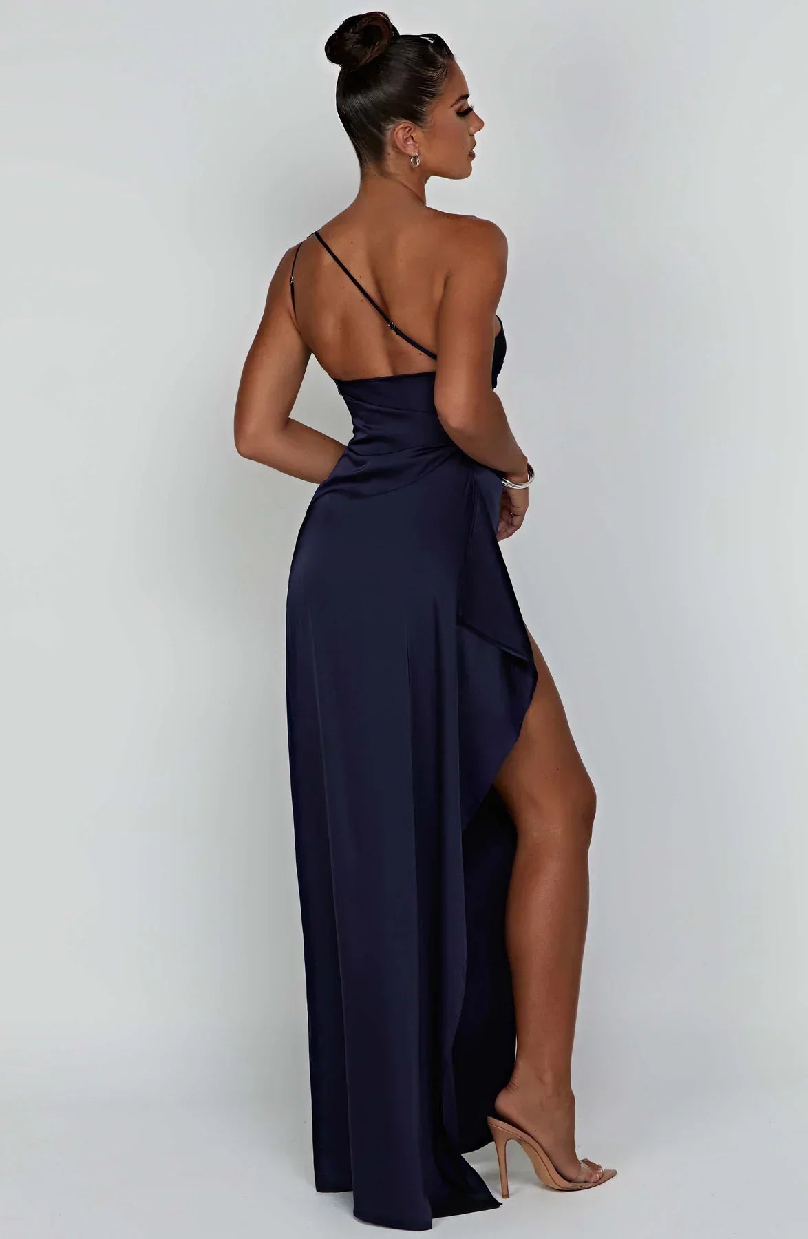 Robe De Soirée Pour Femme À Une Épaule | Dos Nu