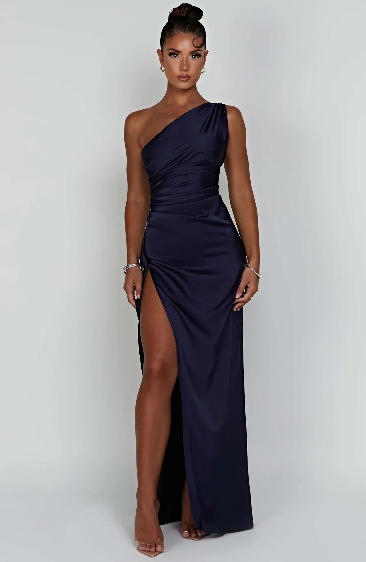 Robe De Soirée Pour Femme À Une Épaule | Dos Nu