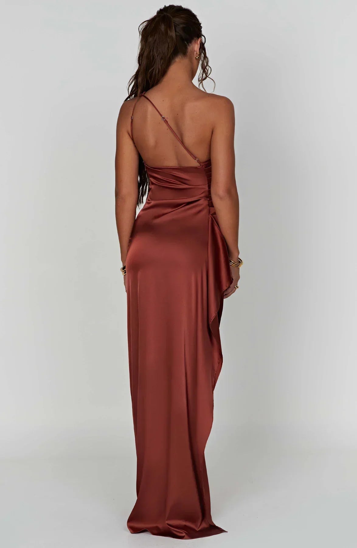 Robe De Soirée Pour Femme À Une Épaule | Dos Nu