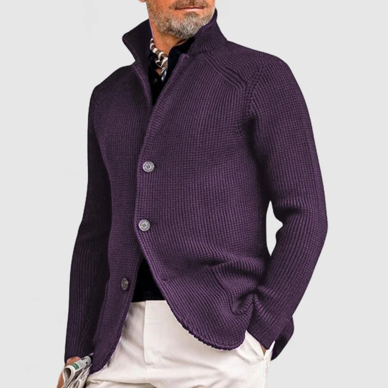 Cardigan Boutonné Tendance Pour Homme | Manches Longues