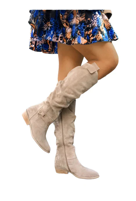 Bottes Classiques En Daim Pour Femme | Hiver