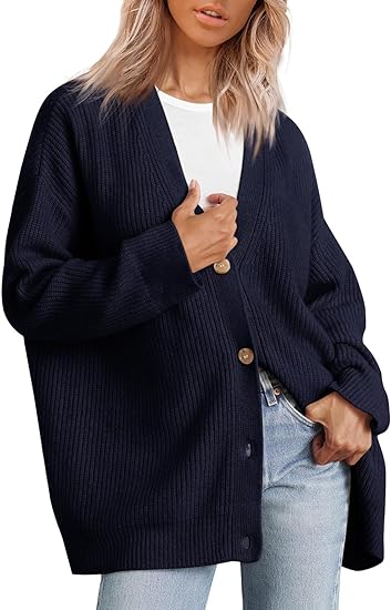 Cardigan Femme Col V | Fermeture Boutonnée