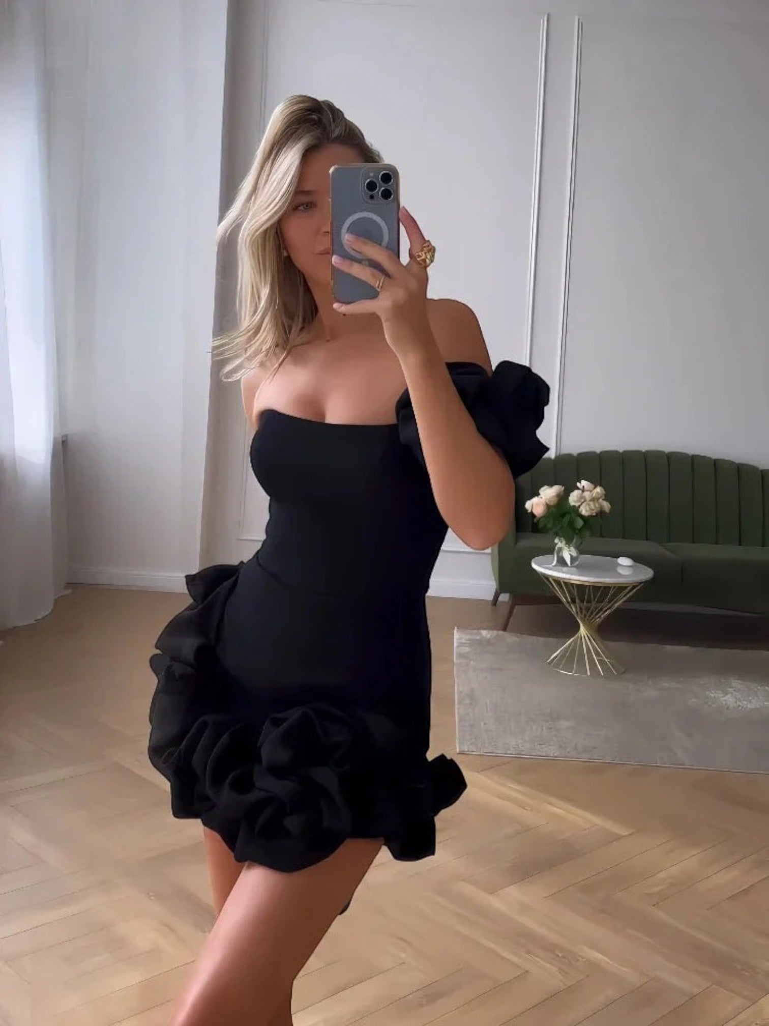 Romina | Robe À Volants Chic Pour Femmes | Mini
