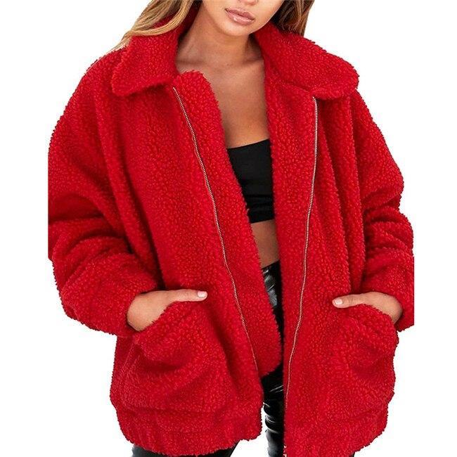 Veste D’Hiver Décontractée Pour Femme | Avec Poche