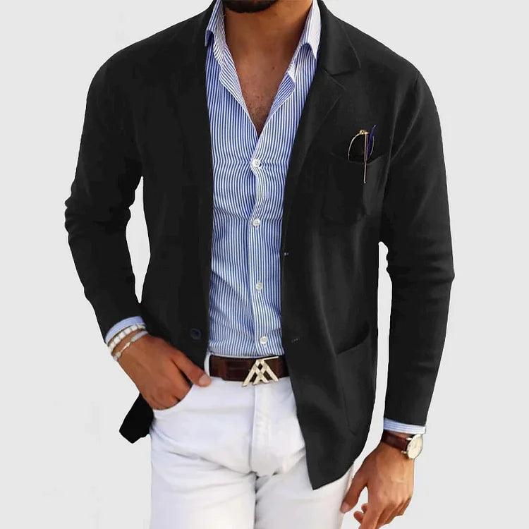 Blazer Homme À Manches Longues | Col Revers