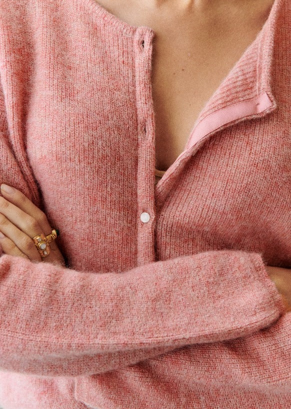 Cardigan D’Hiver Boutonné Pour Femme | Manches Longues