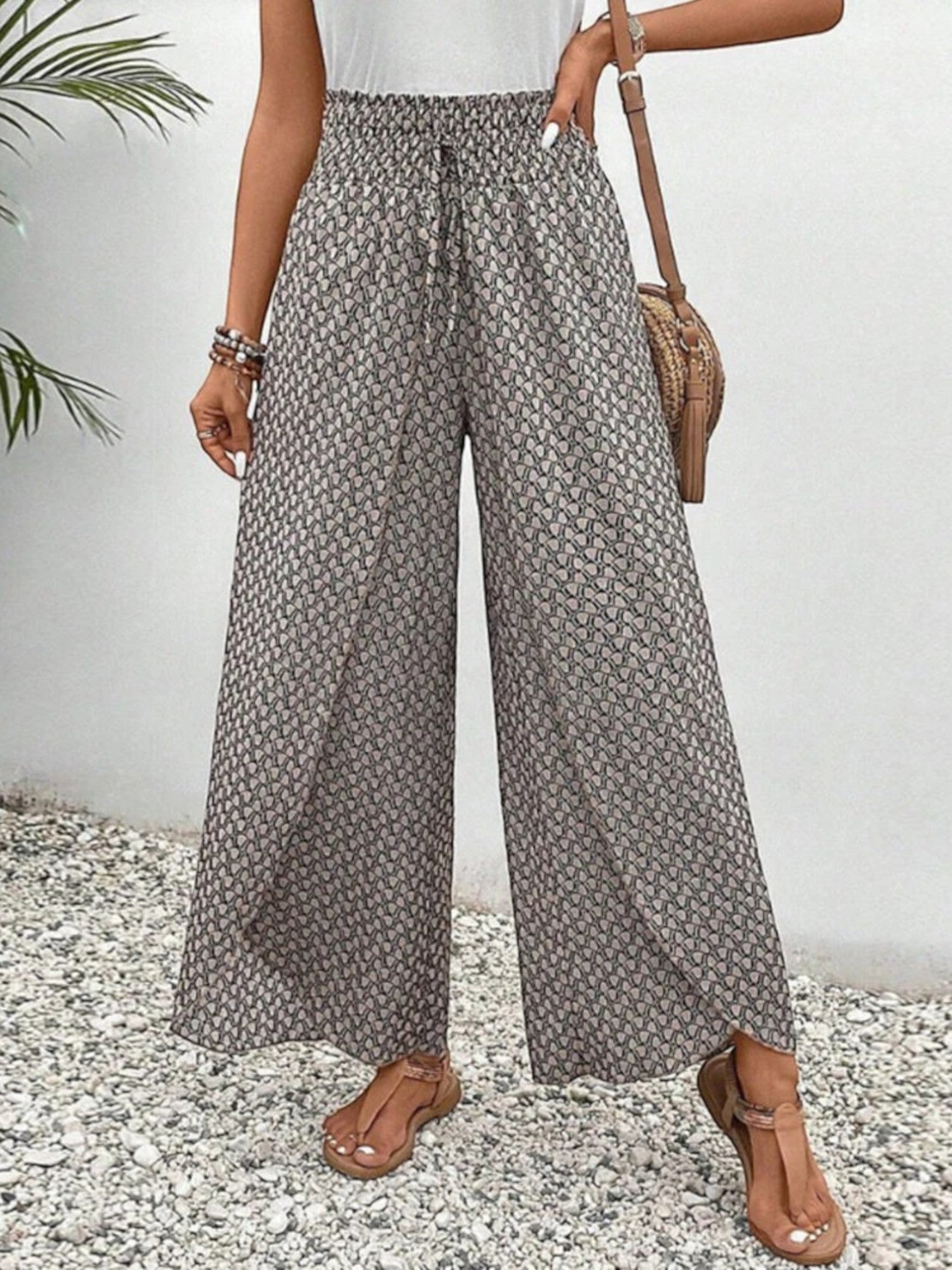 Amanda | Pantalon D'été À Jambes Larges Pour Femmes