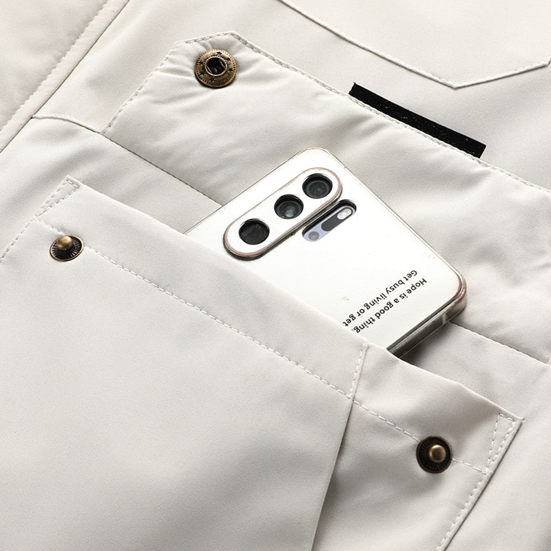 Veste Pour Homme Avec Capuche Amovible | Manches Longues
