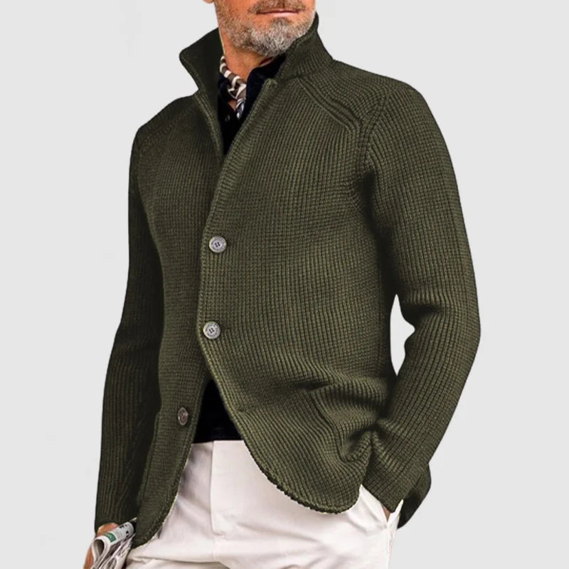 Cardigan Boutonné Tendance Pour Homme | Manches Longues