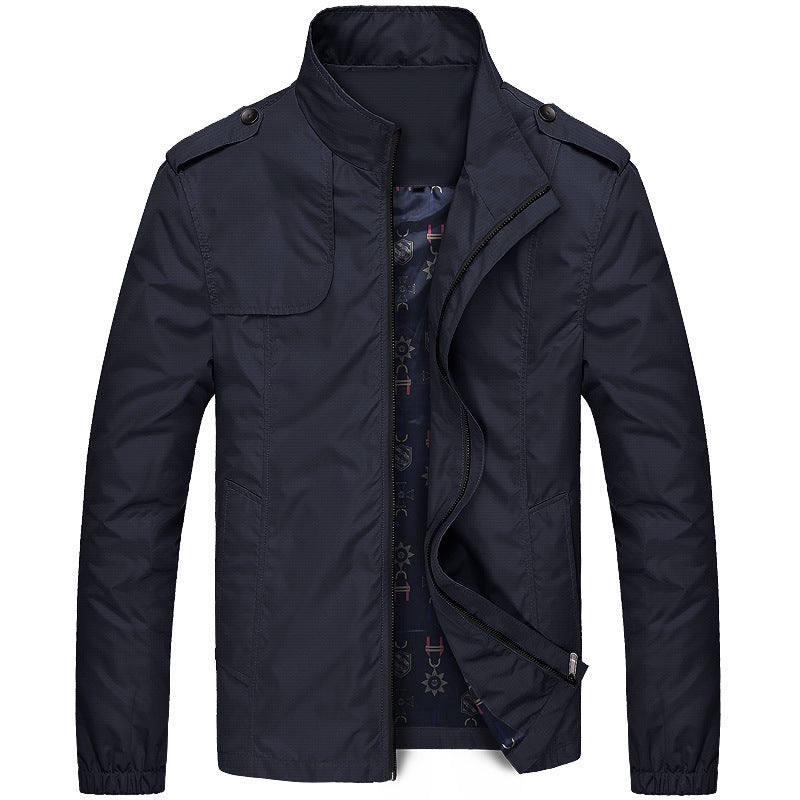Veste De Transition Moderne À Col Montant Pour Homme | Hiver