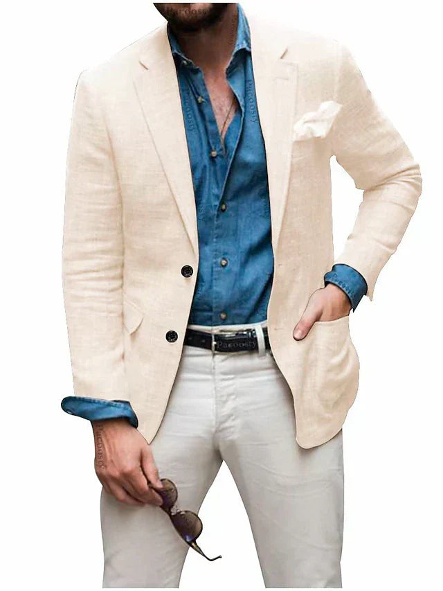 Blazer Formel À Simple Boutonnage Pour Homme | Fermeture À Boutons