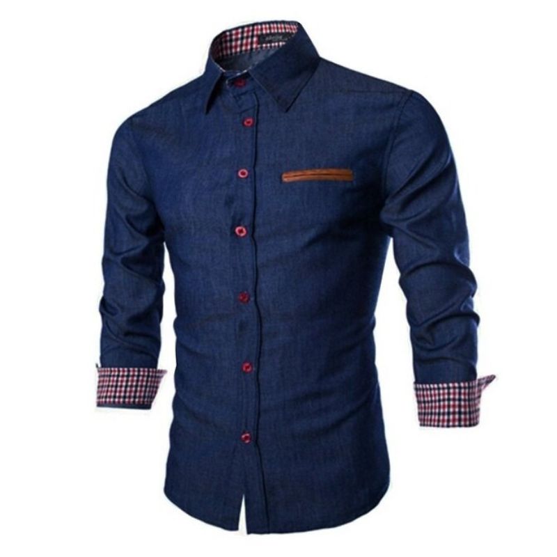 Chemise En Jean Pour Homme | Boutonnée