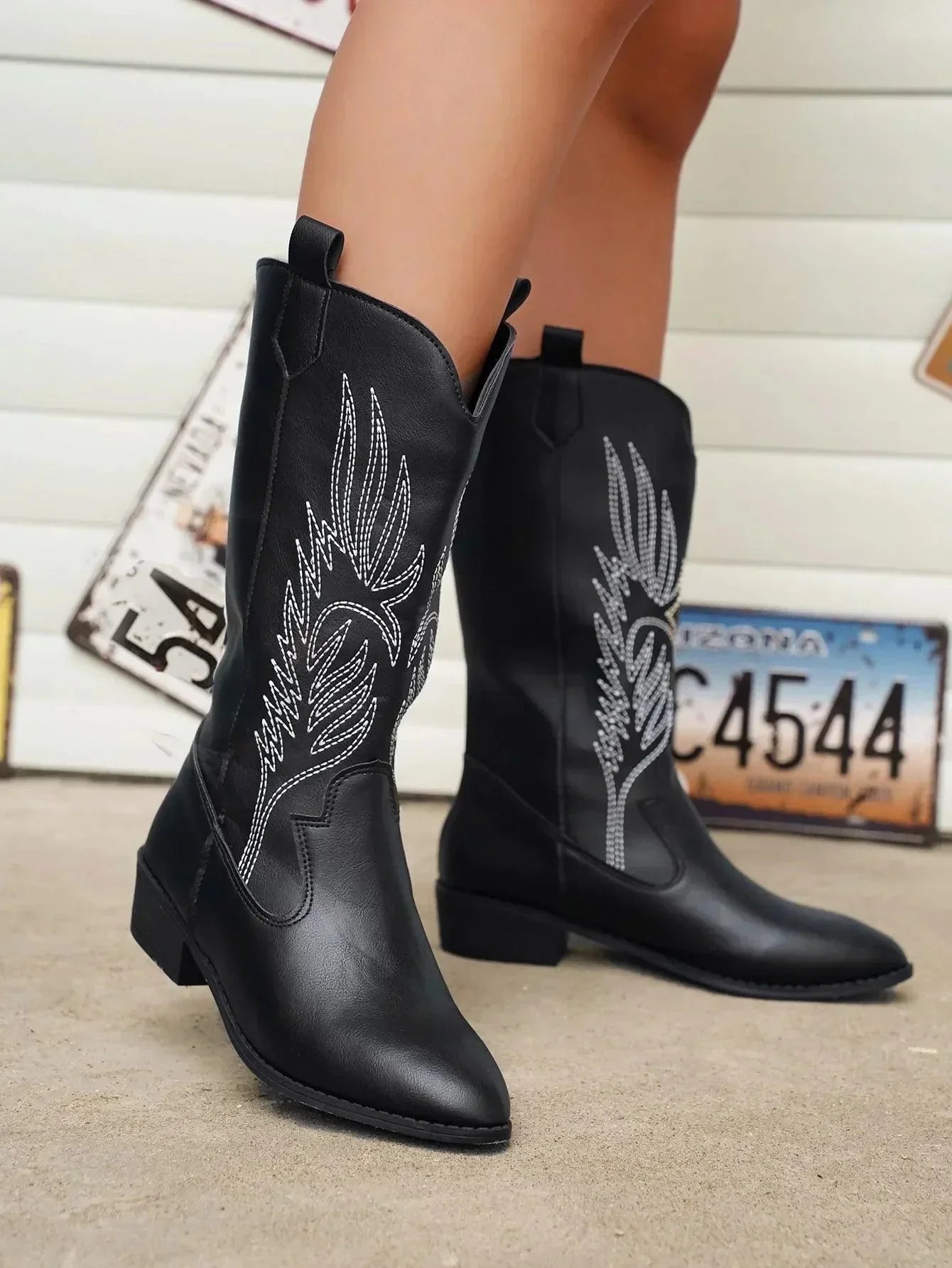 Bottes De Cowboy À Bout Pointu Pour Femme | Tendance