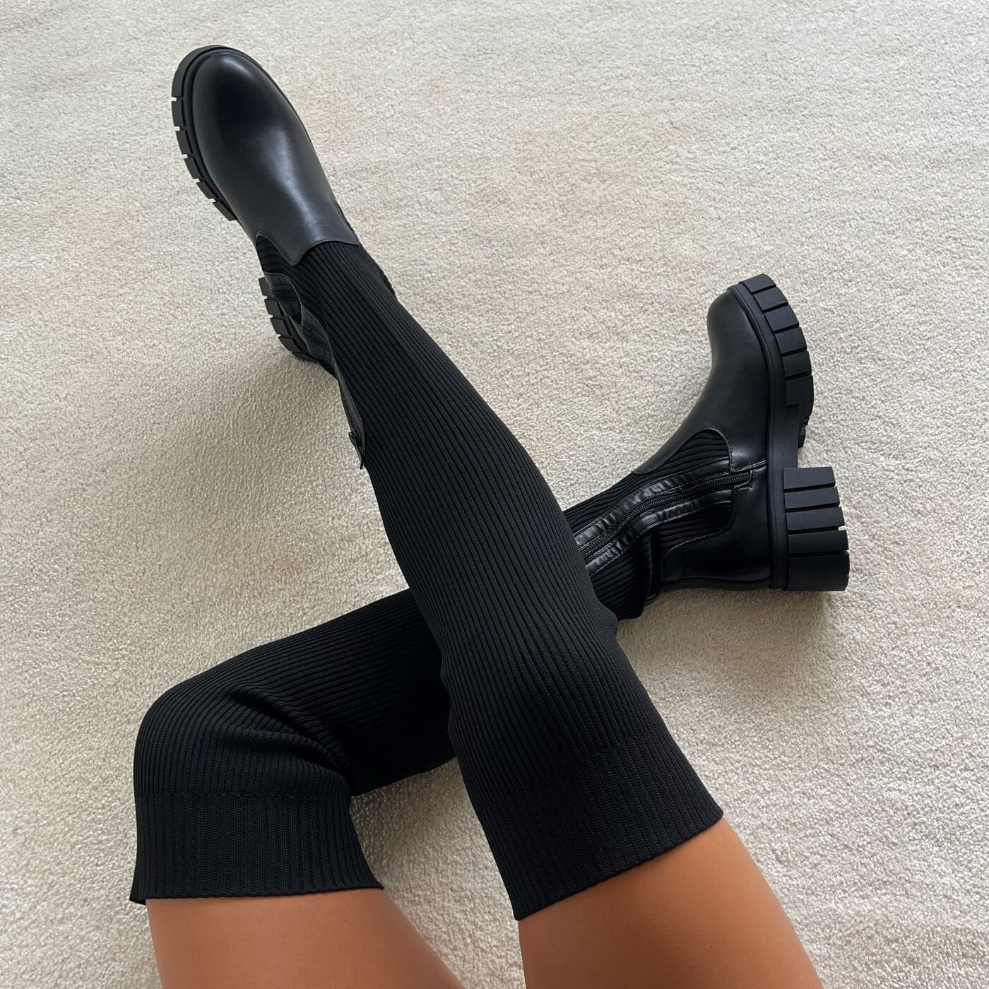 Bottes À Talons Hauts Pour Femme | Fermeture Éclair