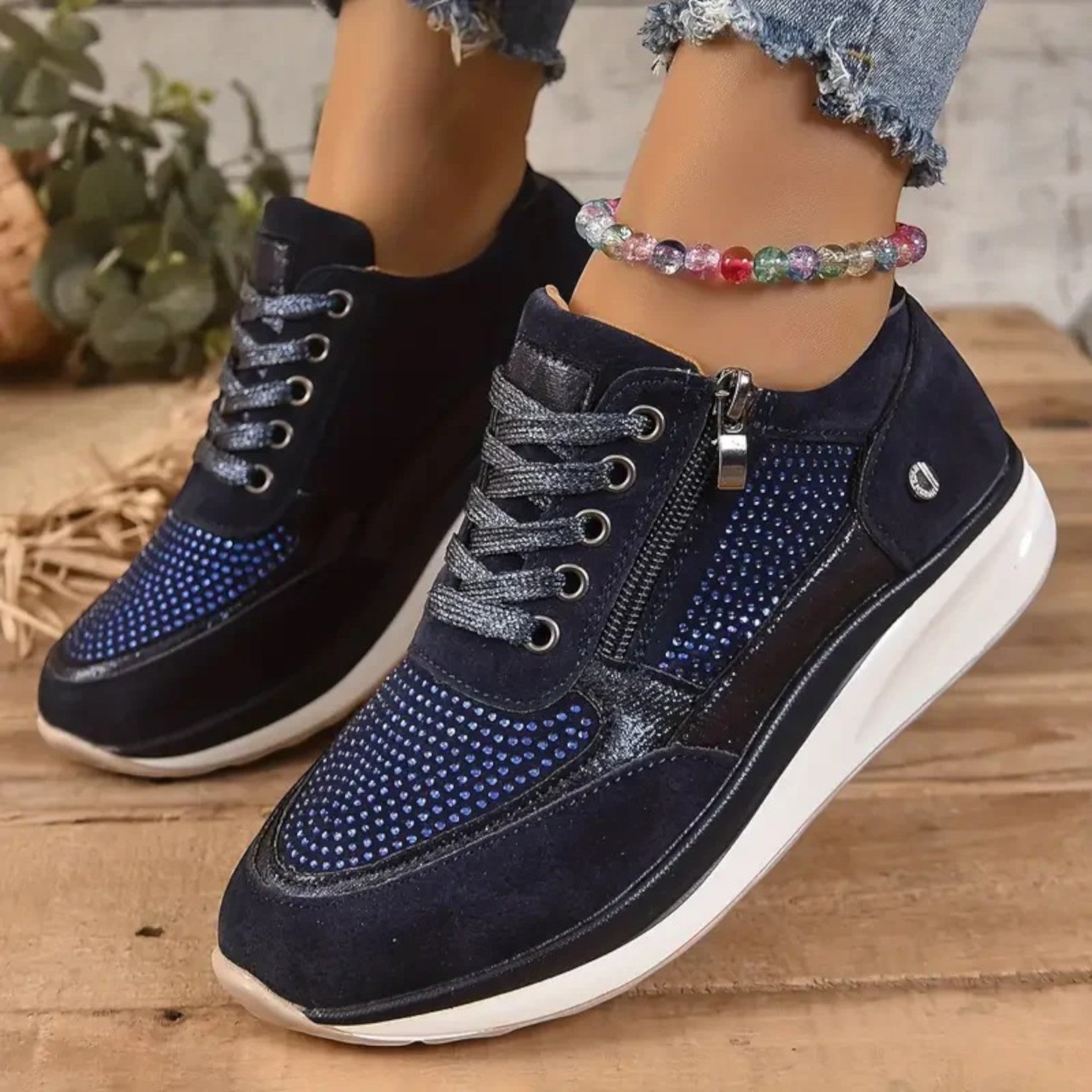 Baskets Tendance Pour Femmes | Fermeture Éclair