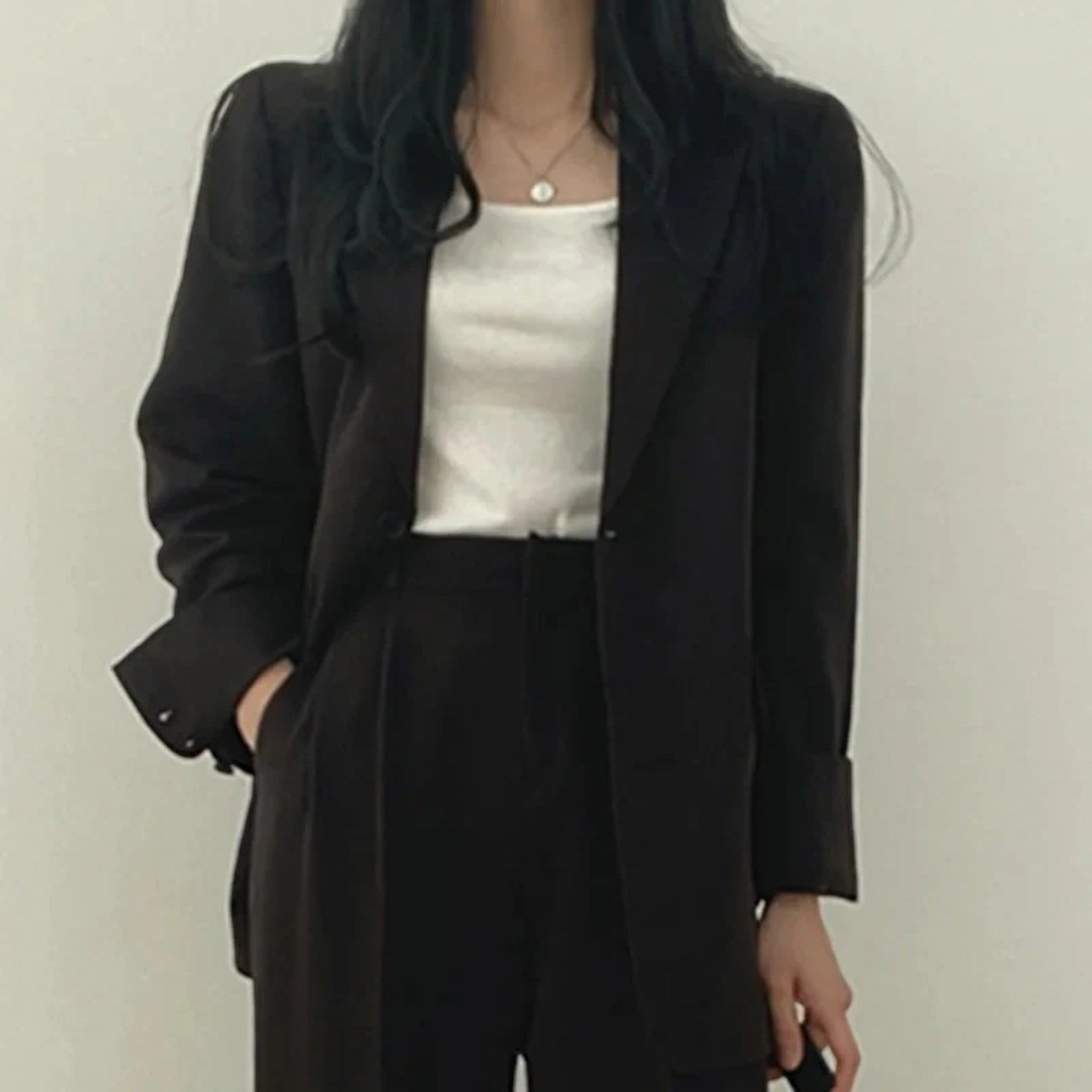 Élina | Ensemble Blazer Surdimensionné Décontracté Pour Femmes