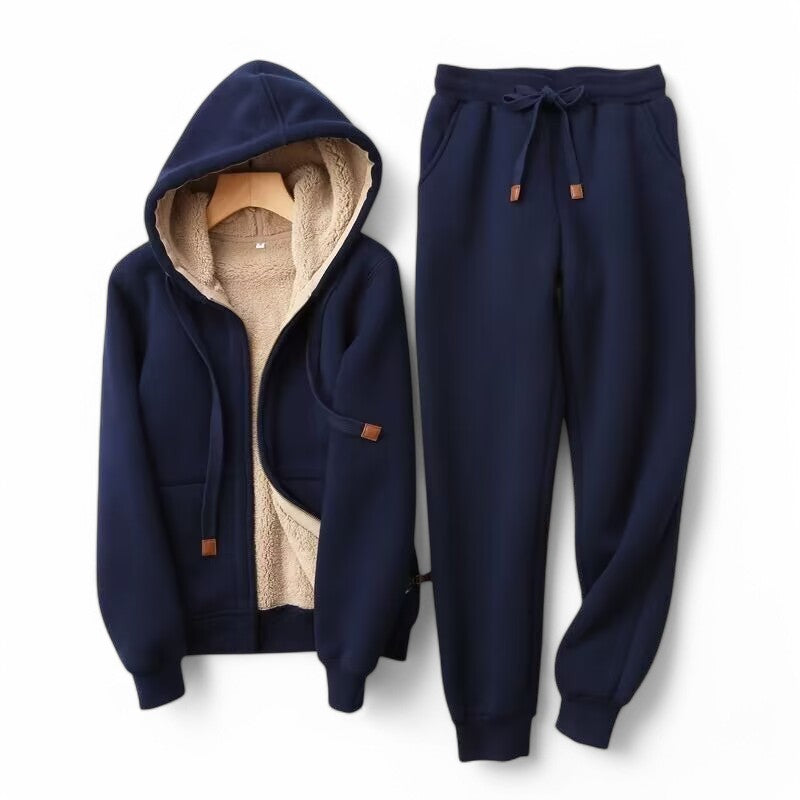 Ensemble Loungewear 2 Pièces pour Femme – Hoodie & Pantalon-lifestra.fr