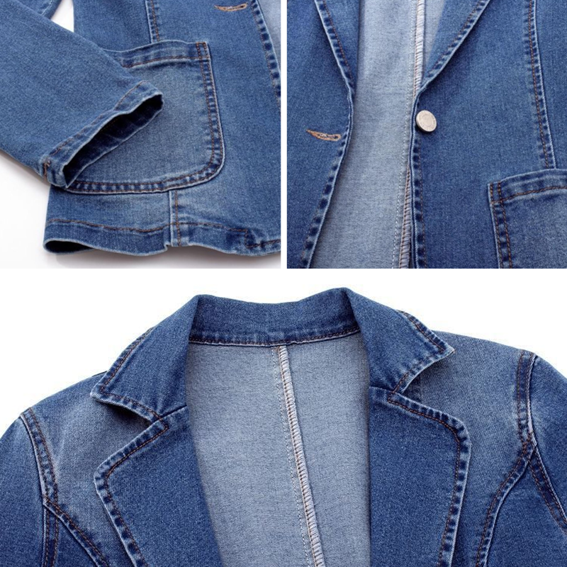 Blazer En Jean Pour Femme | Manches Longues