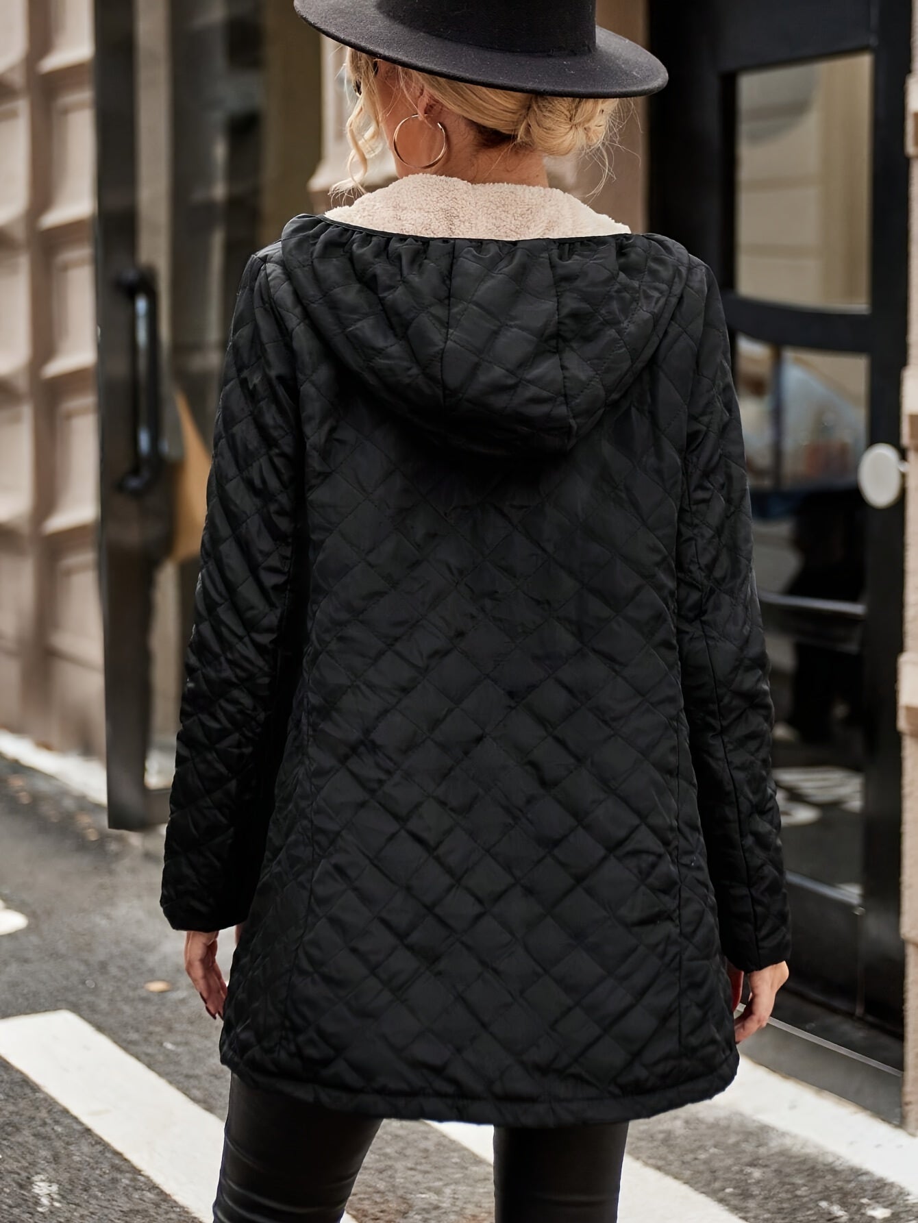 Manteau D’Hiver Doublé Pour Femme | Zippé