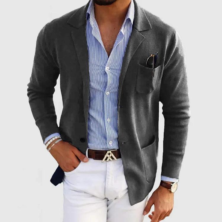 Blazer Homme À Manches Longues | Col Revers