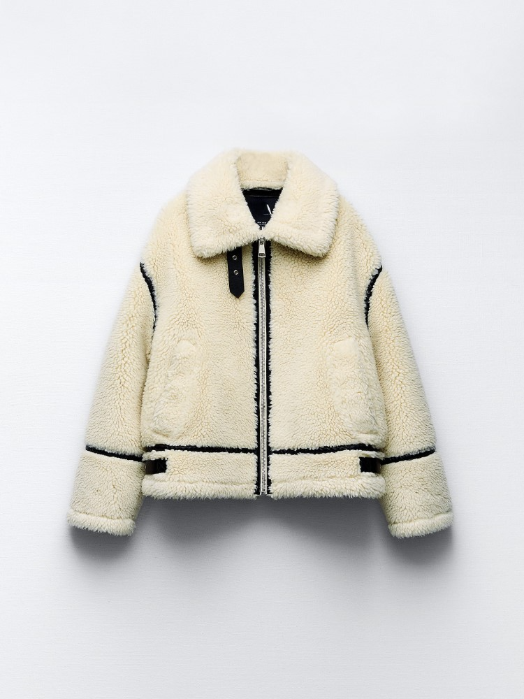 Veste En Polaire Blanche Pour Femme | Manches Longues