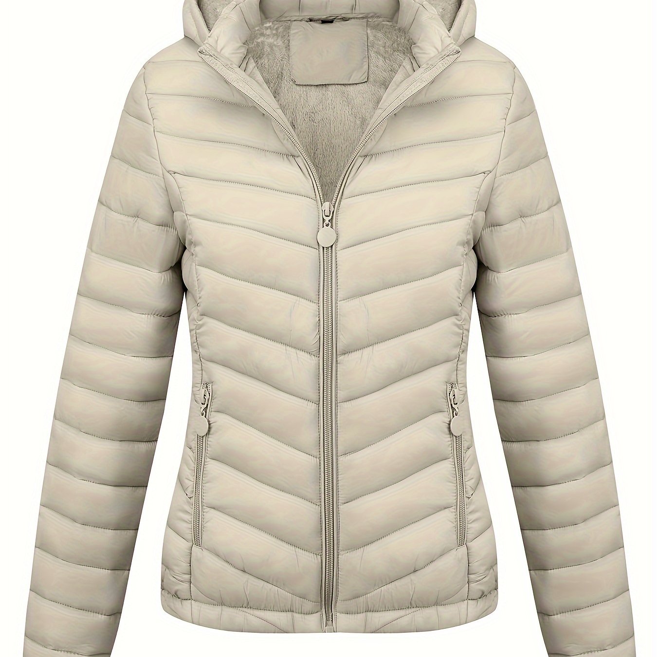 Veste Zippée Avec Poches Pour Femme | À Capuche