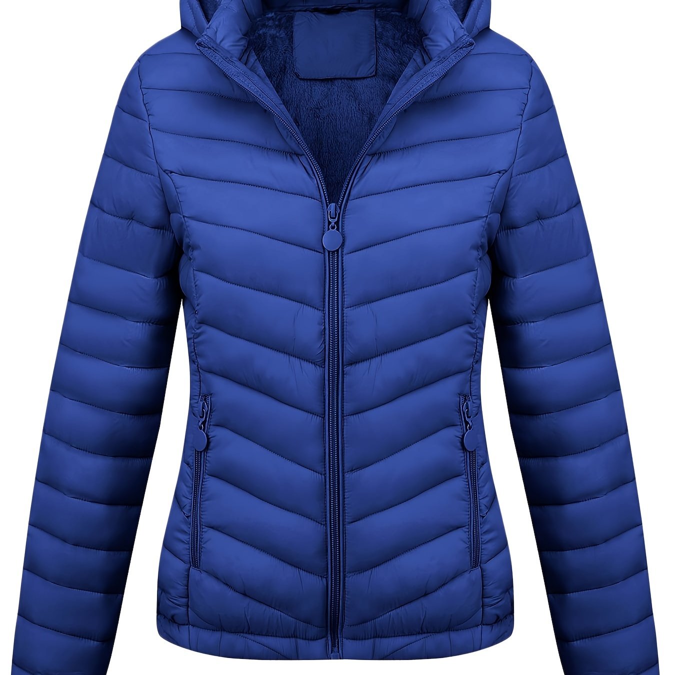 Veste Zippée Avec Poches Pour Femme | À Capuche