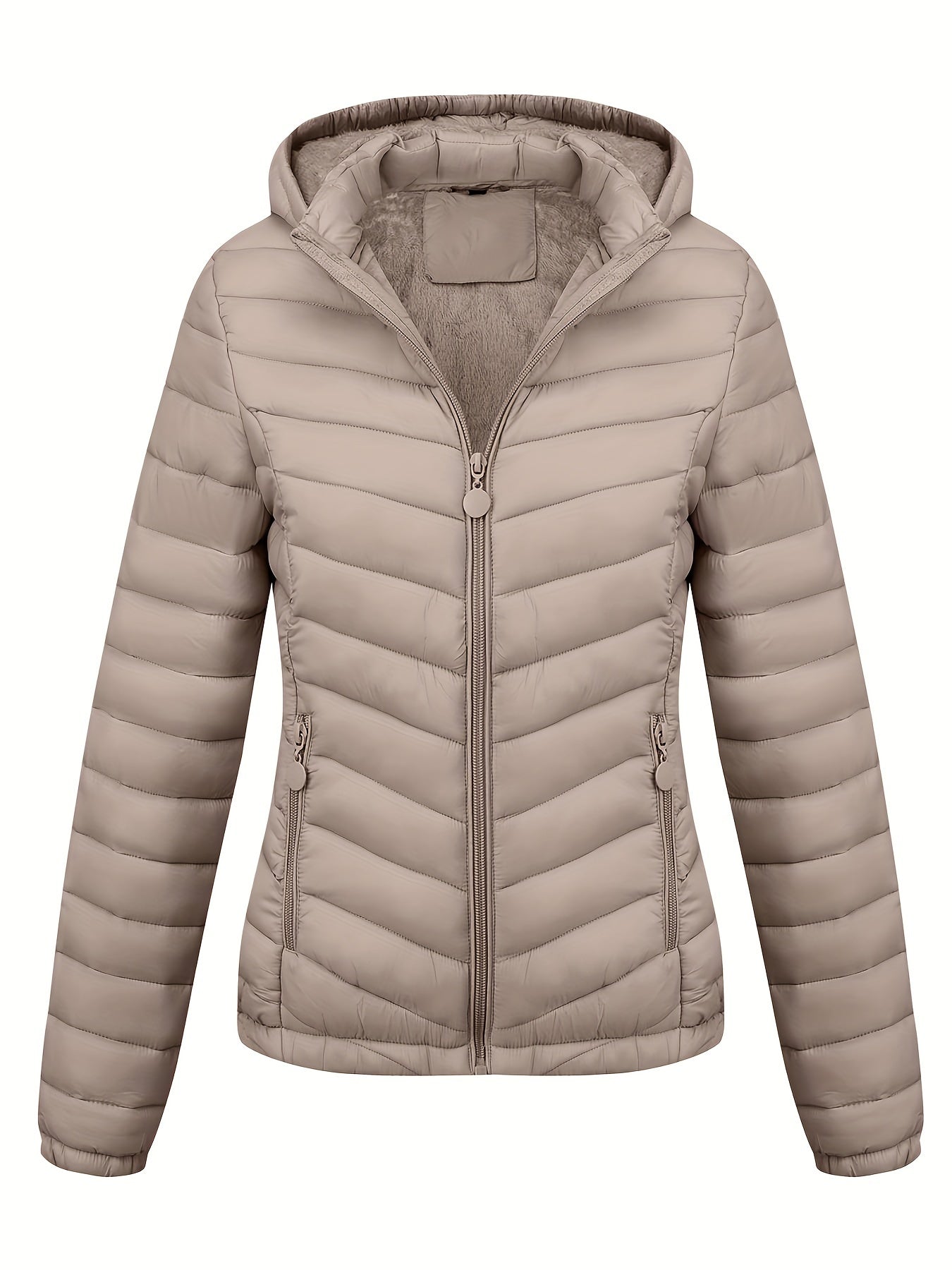 Veste Zippée Avec Poches Pour Femme | À Capuche