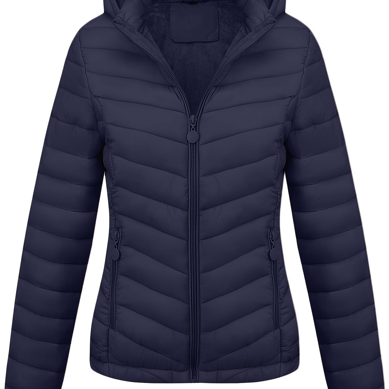 Veste Zippée Avec Poches Pour Femme | À Capuche