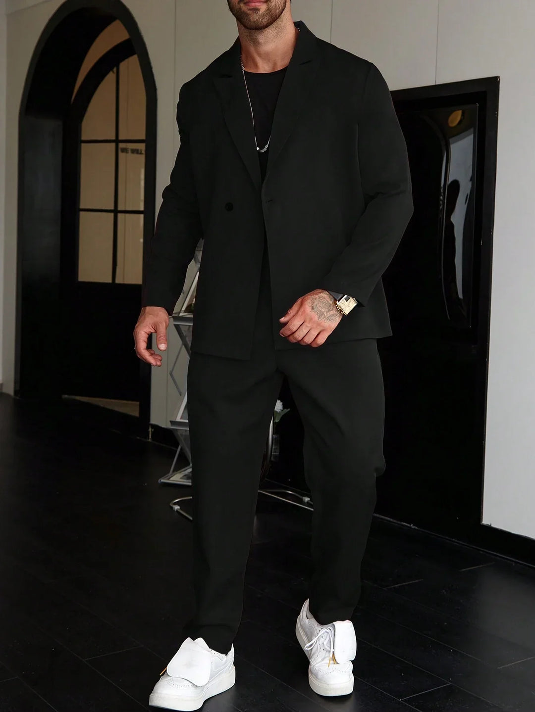 Ensemble Blazer Et Pantalon Oversize Pour Homme | Moderne