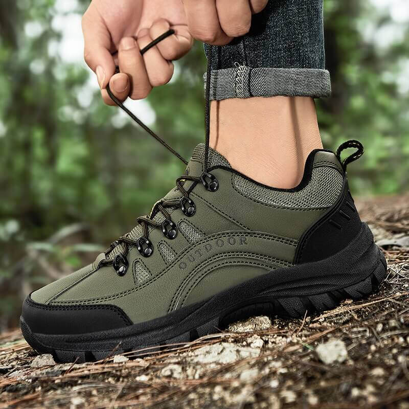 Bottes De Marche Robustes Pour Homme | À Lacets