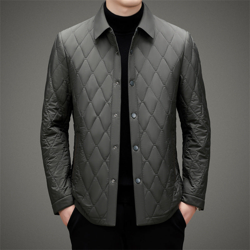 Veste D'hiver Boutonnée Pour Homme | Manches Longues