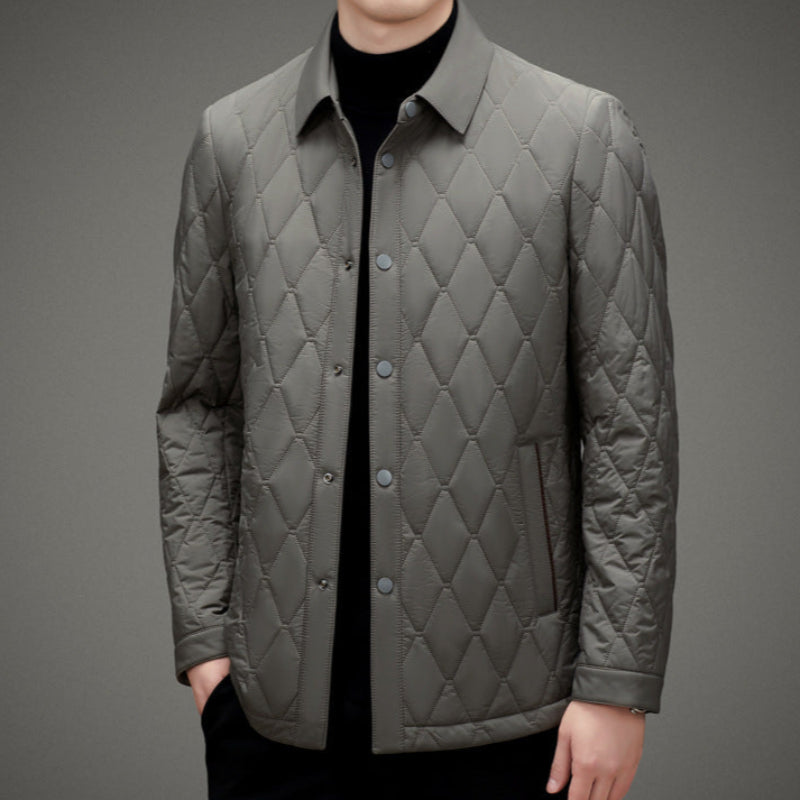 Veste D'hiver Boutonnée Pour Homme | Manches Longues